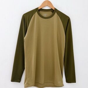 Patagonia Performance Base Layer Capilene Mens Medium Long Sleeve Outdoor Brown